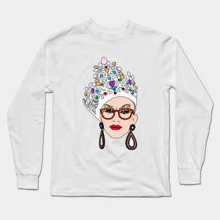 Sasha Velour Crown Long Sleeve T-Shirt